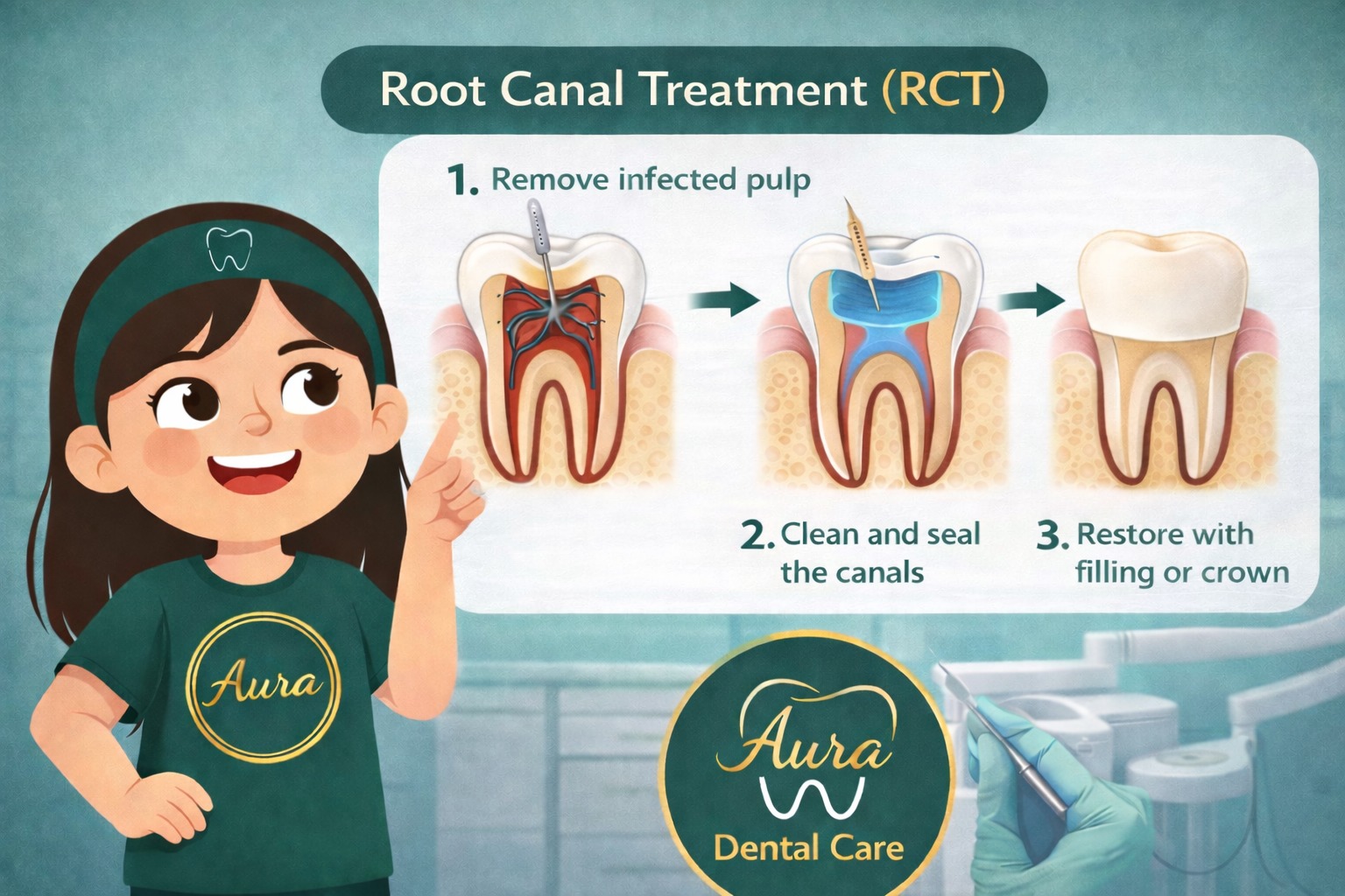 Expert dentist performing dental procedure - Professional dental care in Nepal